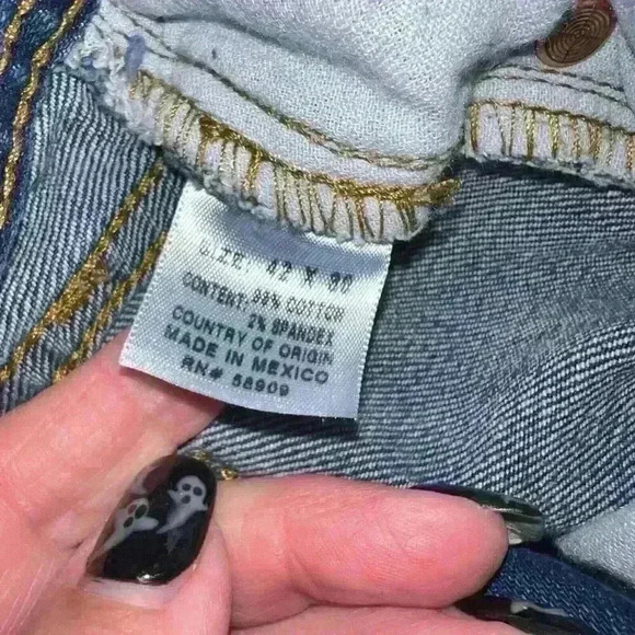 Cremieux Sz 42x30 Slim Straight‎ Leg Jeans Work Casual - Picture 4 of 10